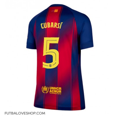 Dres Barcelona Pau Cubarsi #5 Domáci pre Ženy 2025-26 Krátky Rukáv Dres Barcelona Pau Cubarsi #5 Domáci pre Ženy 2025-26 Krátky Rukáv